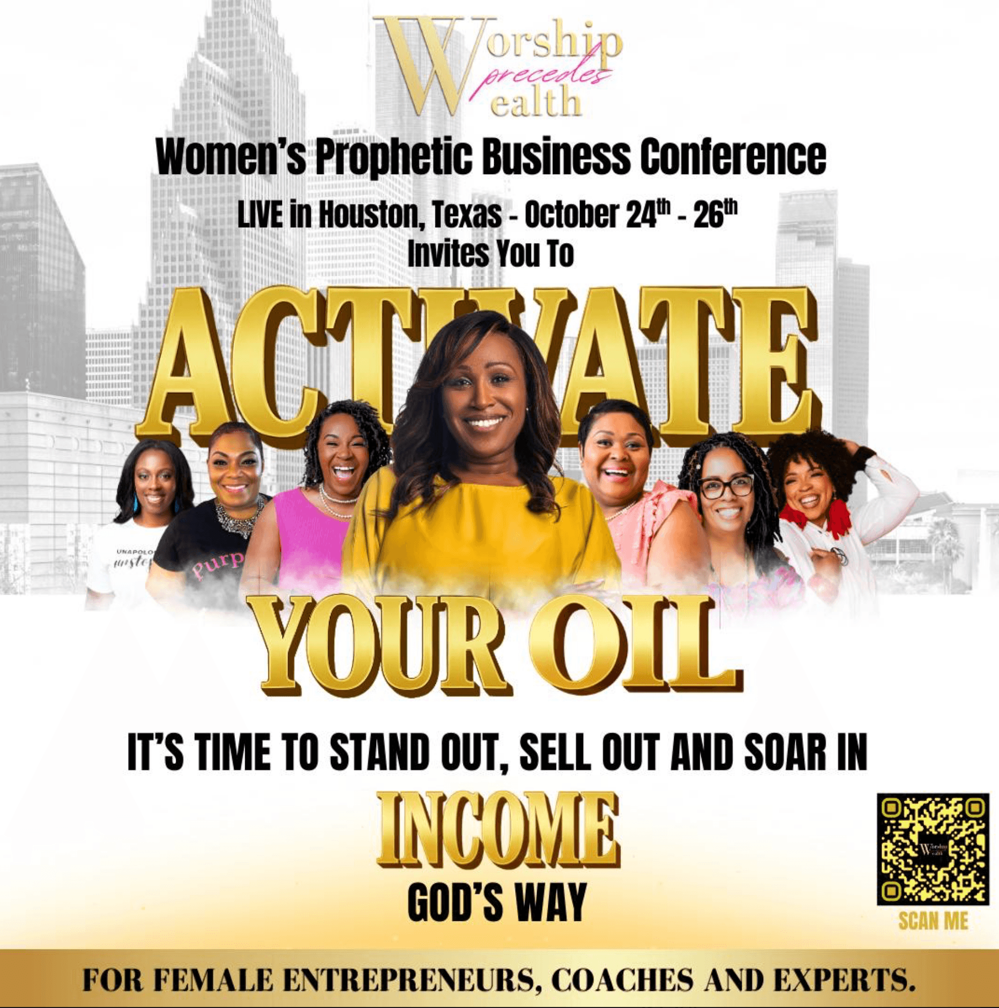Promote in the SWAG bag - Worship Precedes Wealth